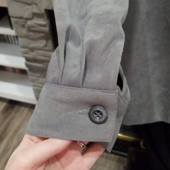 DONATED. Vintage microsuede blazer - Picture 7 of 8